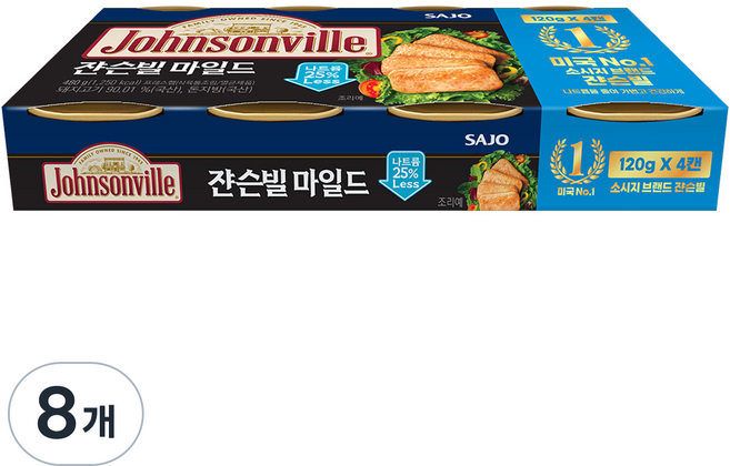 Johnsonville 思潮 溫和, 120g, 8個