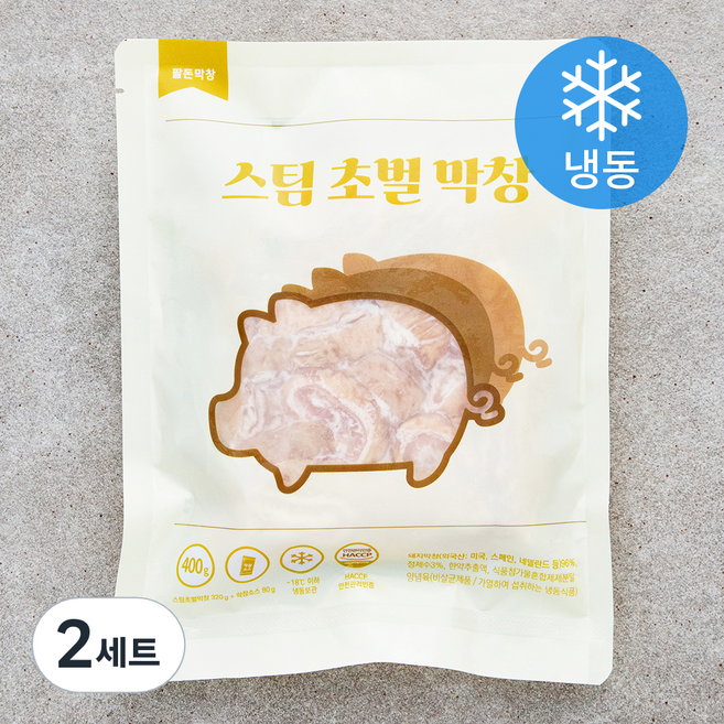 팔돈막창 스팀초벌 막창 320g + 소스 80g (냉동), 400g, 2세트
