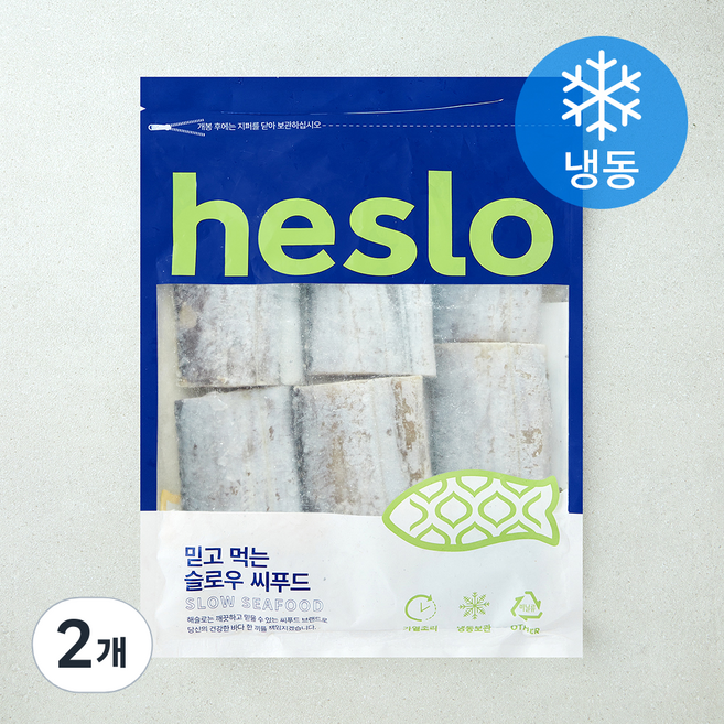 해슬로 베네수엘라산 손질 은갈치 토막 대 (냉동), 2개, 500g
