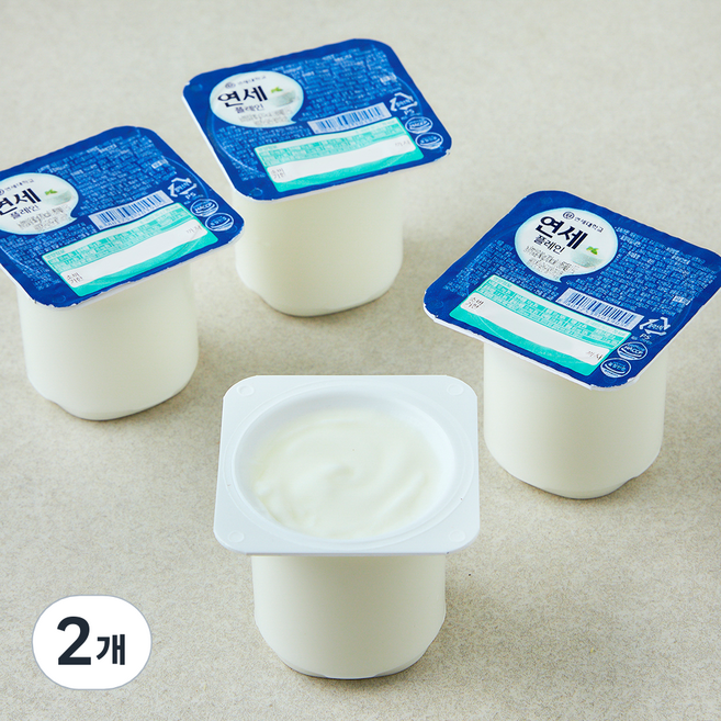 연세유업 연세 요거트 플레인, 320g, 2개