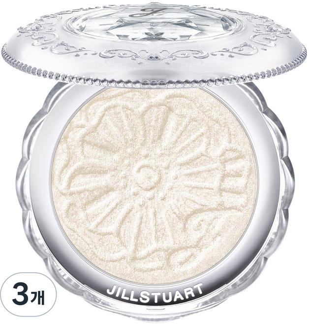 JILLSTUART 蜜糖珠光腮紅, 05 dazzling snow 閃耀雪白, 3個
