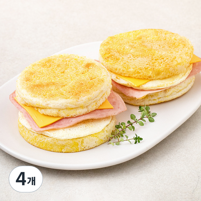 조르니키친 치즈계란 모닝머핀 2개입, 4개, 280g