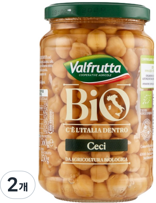 벨푸르타 유기농 칙피스, 360g, 2개