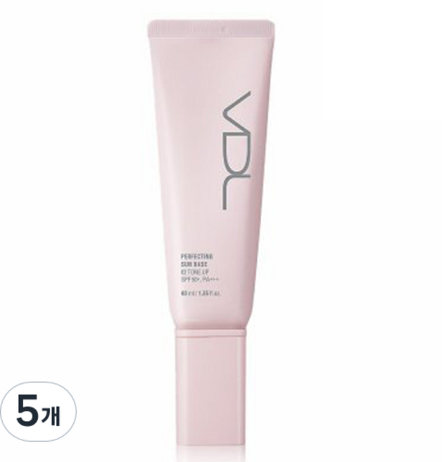 브이디엘 퍼펙팅 선 베이스 40ml, 02톤업, 5개