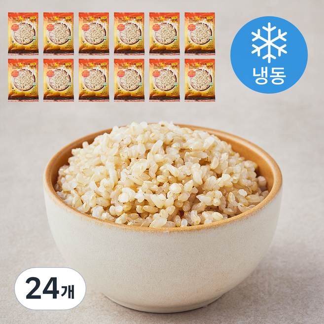 월향미 식이섬유 현미 공밥 (냉동), 180g, 24개