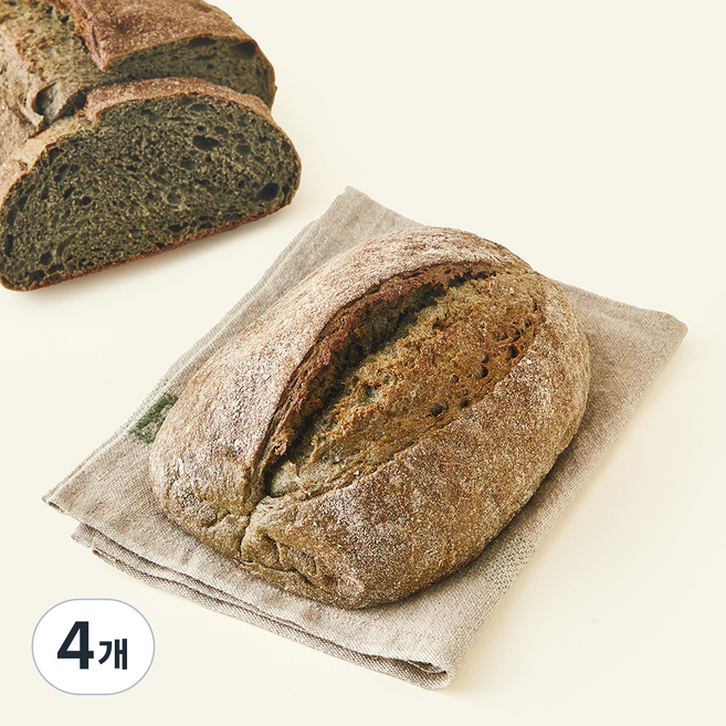 바른식방 쑥 깜빠뉴, 400g, 4개, 1개입