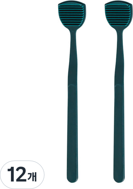 생활도감 10중 스크래퍼 혀클리너 그린, 12개