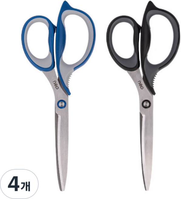 델리 에르고 다용도 가위 대형 D02014, 랜덤발송, 4개