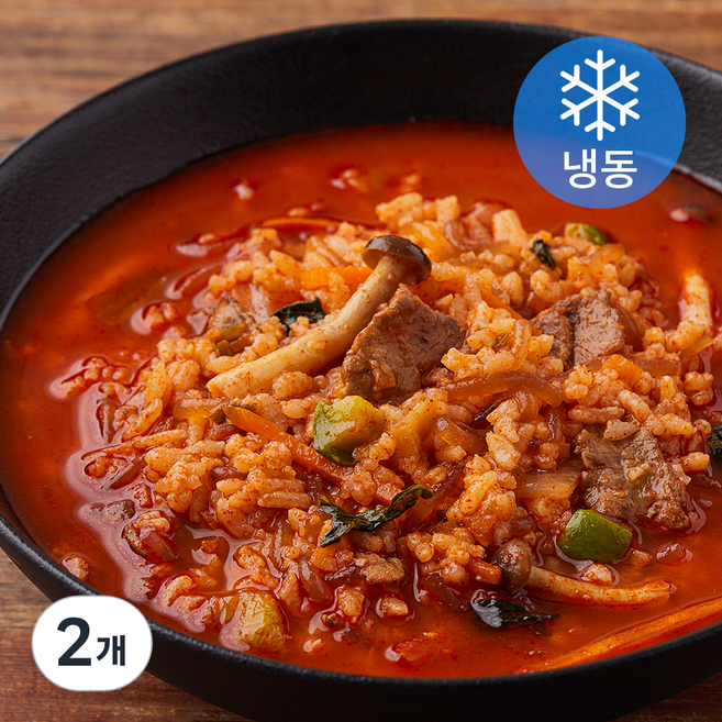 곰곰 진한 차돌 짬뽕밥 (냉동), 210g, 2개