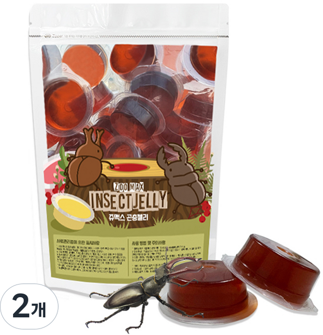 쥬맥스 곤충젤리, 흑당, 2개