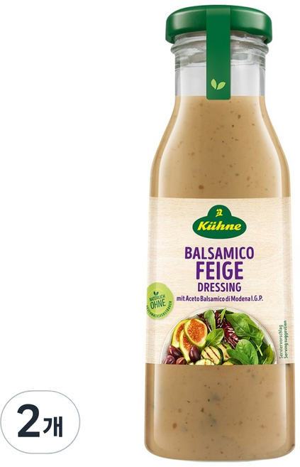 퀴네 발사미코 드레싱 무화과, 2개, 250ml