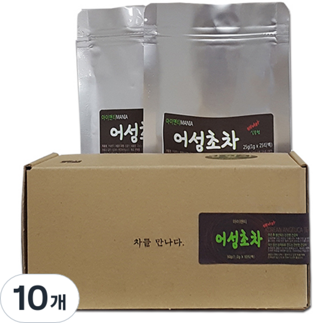 아이앤티 어성초차, 1.2g, 25개입, 10개
