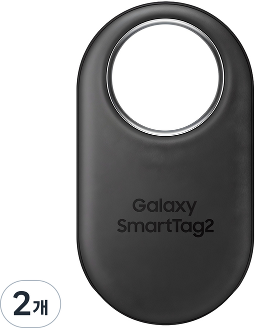 삼성전자 갤럭시 스마트태그2 위치 추적기 EI-5600, 블랙, 2개