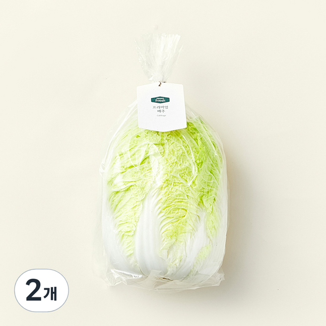 프리미엄 배추, 1.5kg, 1개입, 2개