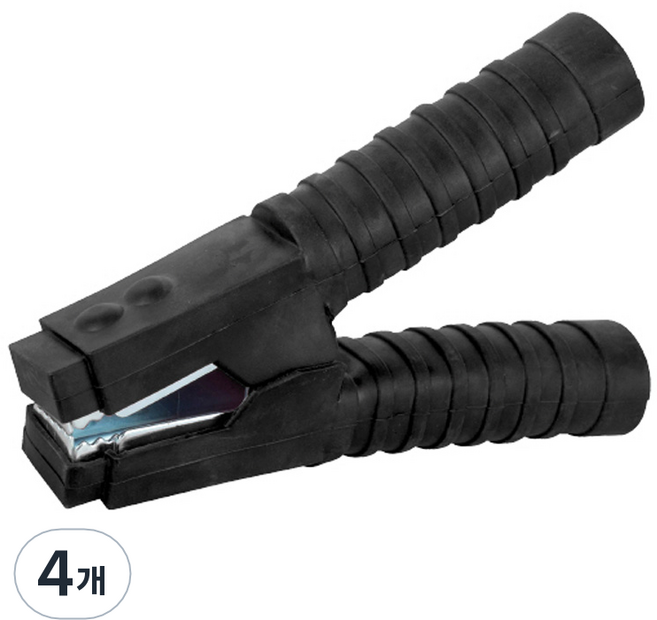 케이디와이 50SQ 점프선 전용 어스클램프 검정 KEL-50, 4개