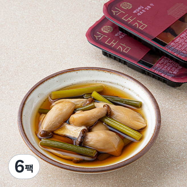 바다원 식도감 미니새송이버섯조림, 150g, 6팩