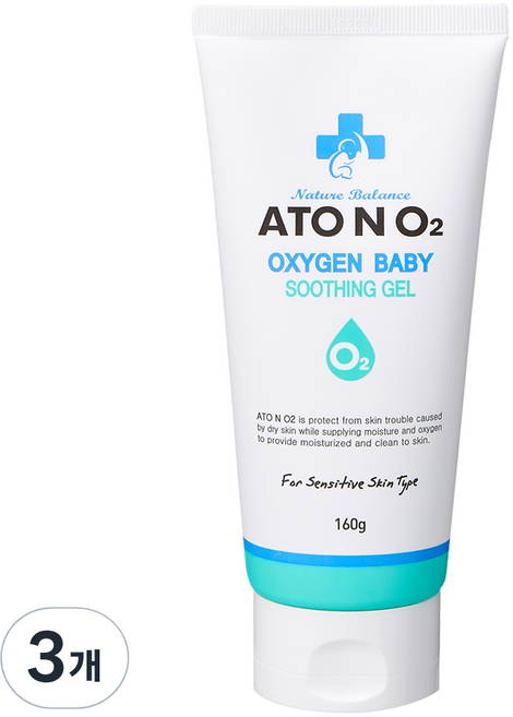 아마란스 아토앤오투 옥시젠 베이비 수딩젤, 160g, 3개