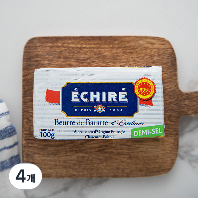 에쉬레 가염버터, 100g, 4개