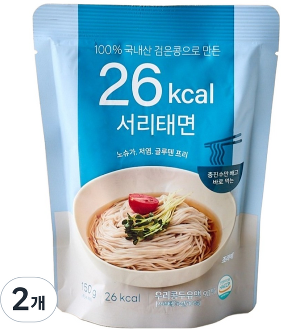 모던하우스 26kcal 서리태면, 150g, 2개