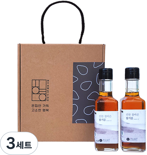 향유 참기름 4호 선물세트, 3세트