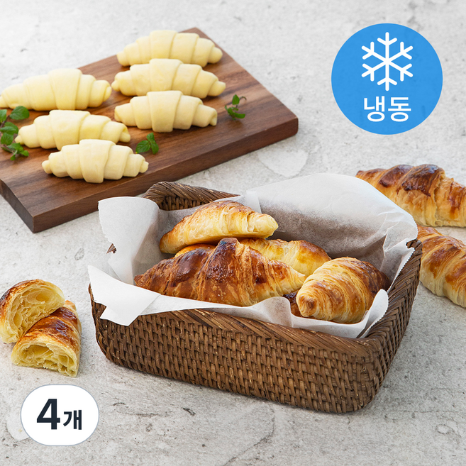 맨치트 발효 미니버터 크로와상 (냉동), 22.5g, 15개입, 4개