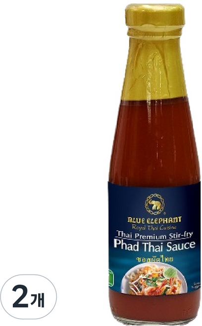 BLUEELEPHANT 팟타이 소스, 2개, 190ml