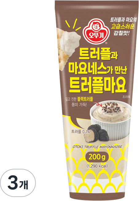 OTOKI 不倒翁 松露美乃滋, 3個, 200g