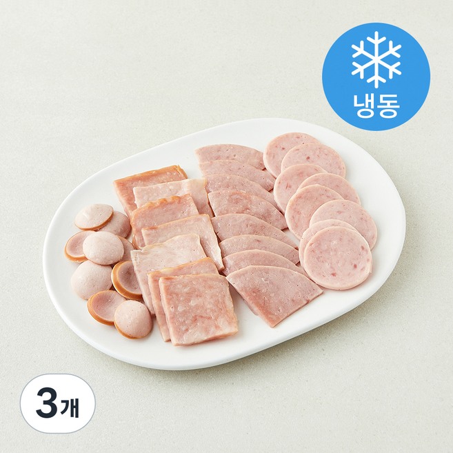 코주부 클래식 모듬 부대찌개 햄 (냉동), 1kg, 3개