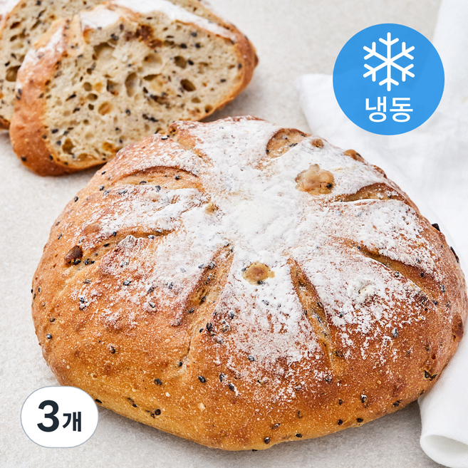 더브레드블루 무화과 깜빠뉴 (냉동), 500g, 3개