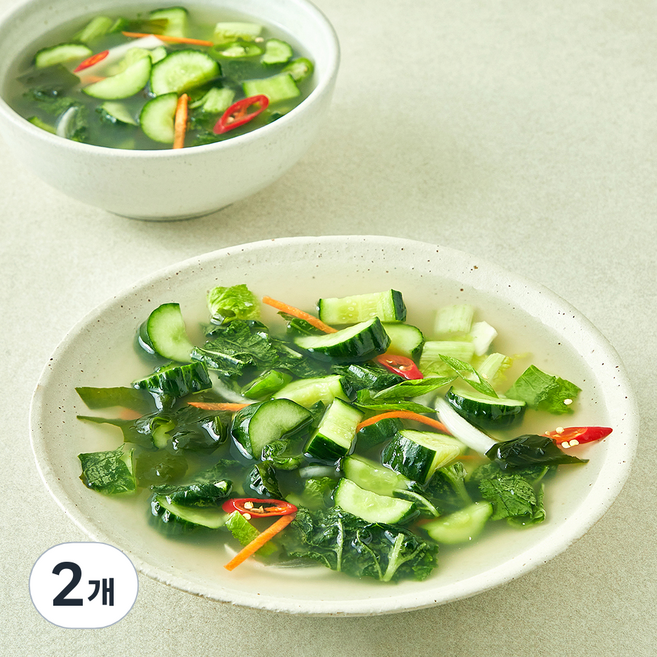 모산김치 갓담근 시원한 오이 물김치, 2kg, 2개