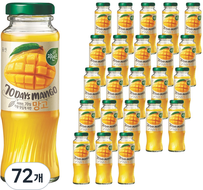 자연은 망고, 72개, 180ml