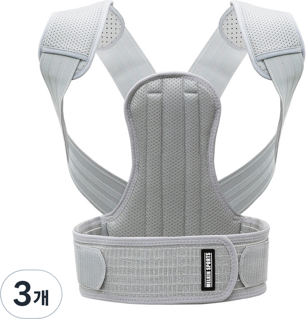 멜킨스포츠 리얼핏 자세교밴드 애쉬그레이, 3개