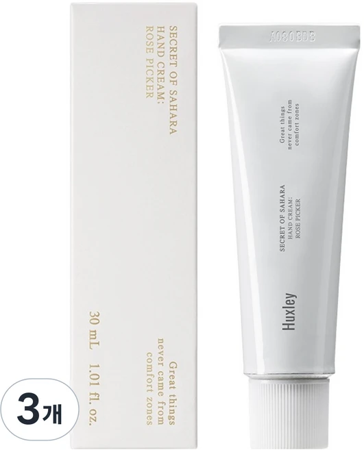 헉슬리 핸드 크림 로즈 피커, 30ml, 3개 - 쿠팡