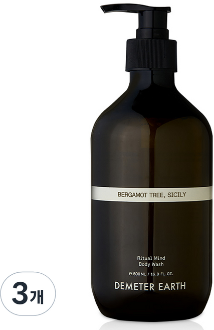 DEMETER Ritual Mind草本精華保濕沐浴乳 Sicily款, 3瓶, 500ml