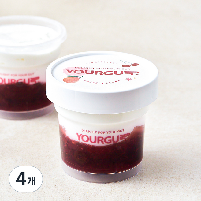 유얼거트 체리쥬빌레 그릭요거트, 130g, 2개입, 2개