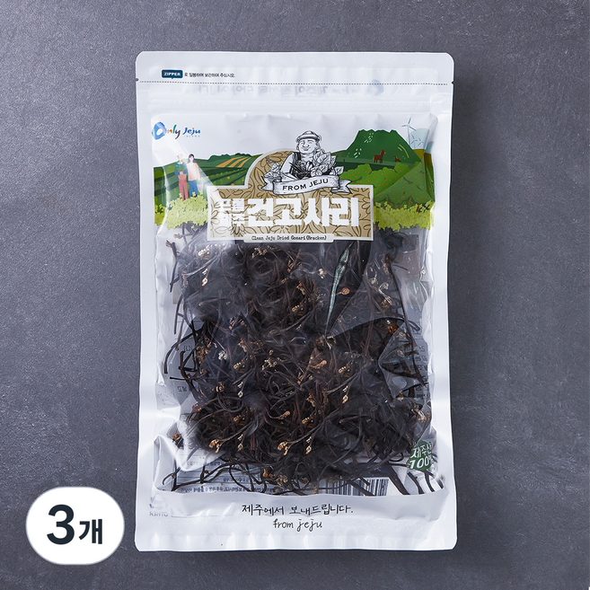 프롬제주 제주산 고사리 100g, 3개