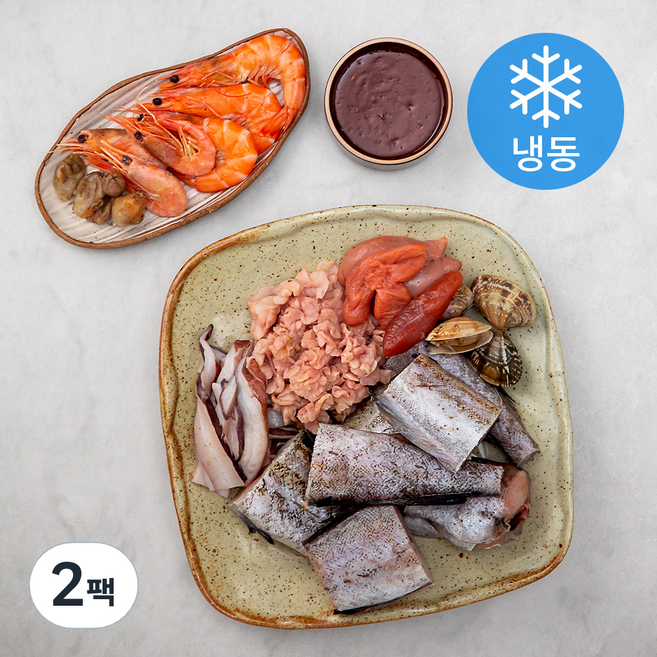 현이푸드빌 동태찌개 1.5kg (냉동), 2팩