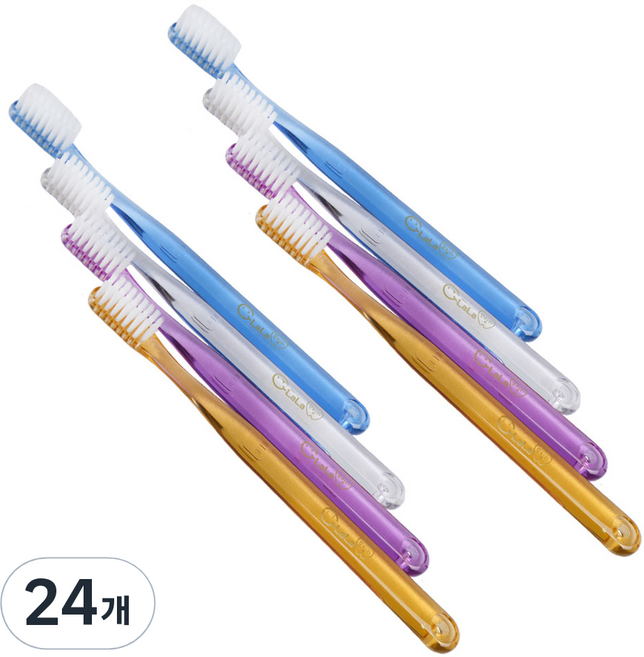 오랄라 미세모 칫솔, 1개입, 24개