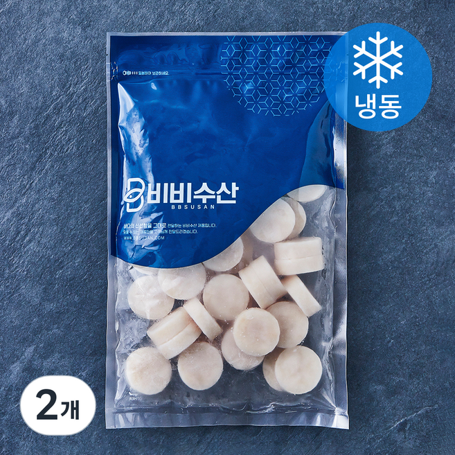 비비수산 가리비관자살 (냉동), 2개, 550g