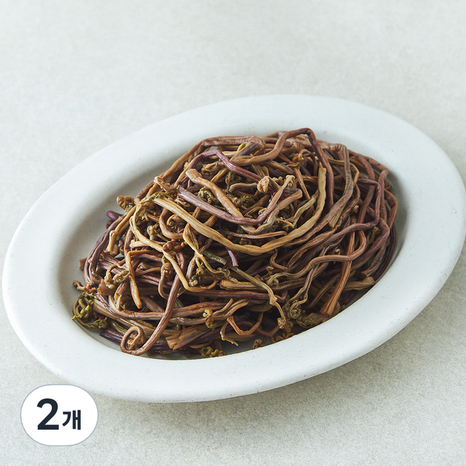 친환경 데친 고사리, 2개, 150g
