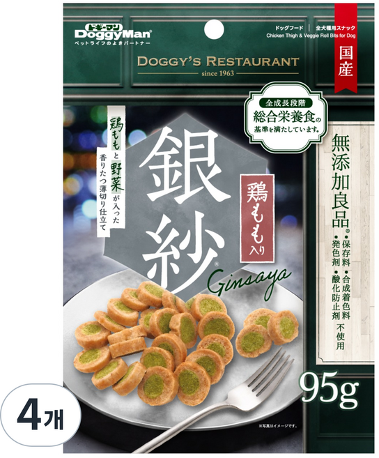 도기맨 강아지 은사야 간식 바이트, 95g, 4개, 혼합맛(치킨/베지)