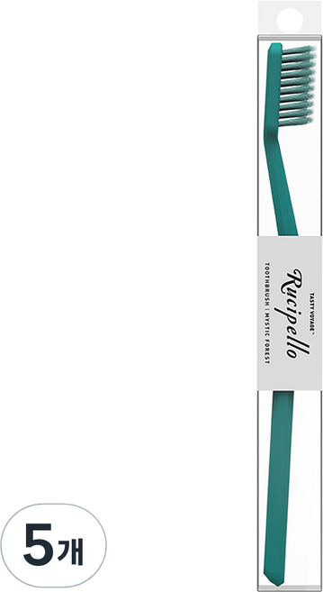 루치펠로 오리지널 칫솔 미스틱포레스트 그린, 1개입, 5개