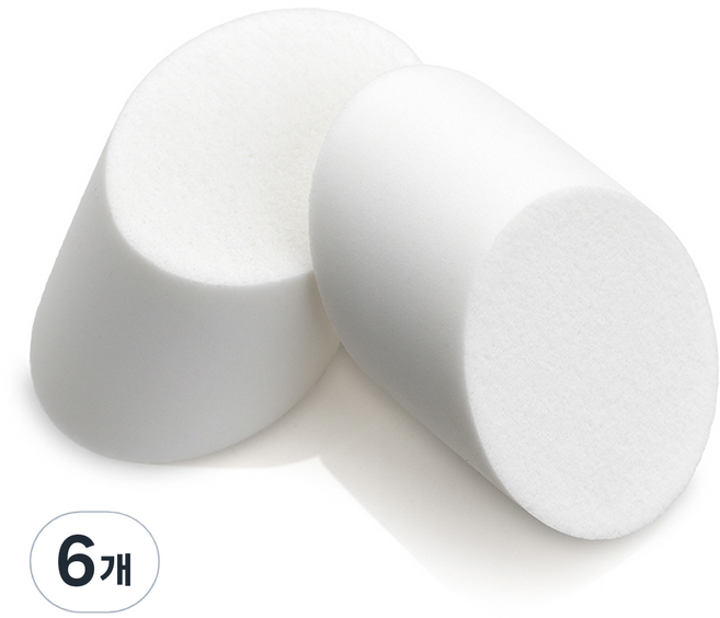 더페이스샵 데일리 뷰티툴즈 가래떡 퍼프, 6개
