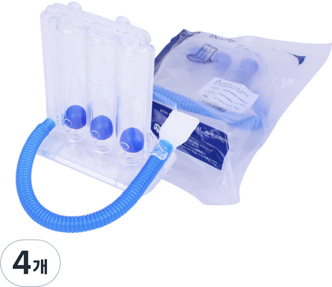 협성 인스피로메타 폐활량 측정 재 호흡기 랜덤발송, 4개