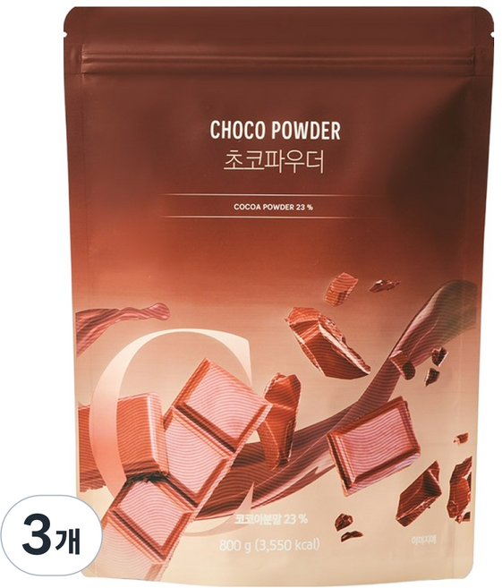 네이쳐티 초코 파우더, 800g, 1개입, 3개