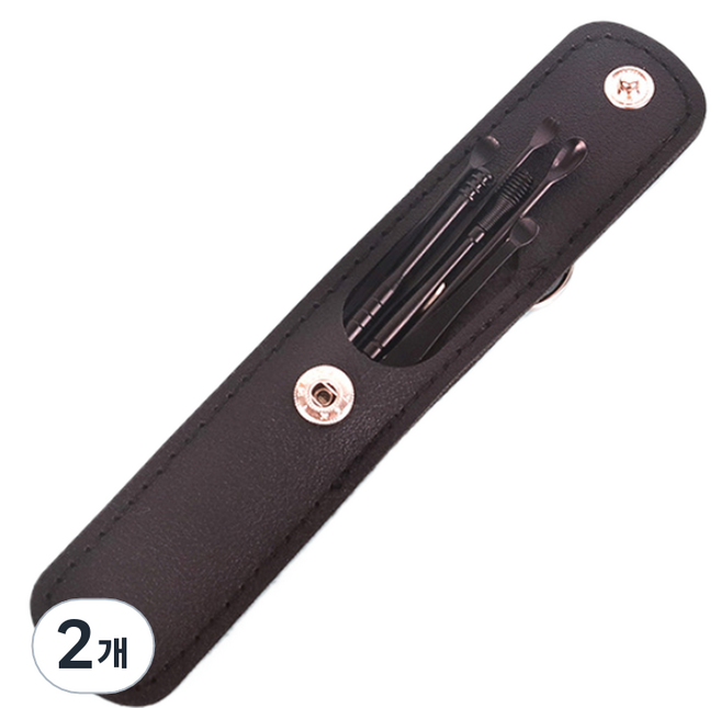 썬앤드림 심플 귀이개 D타입 블랙, 2개