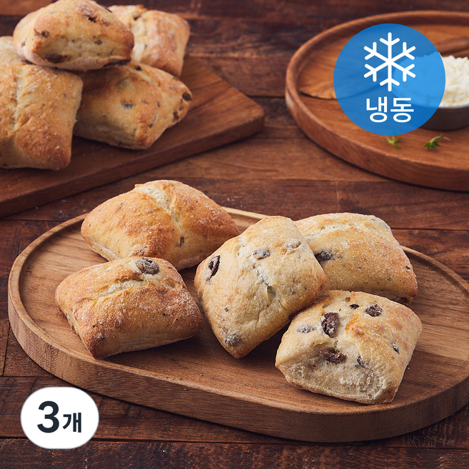 불라트 올리브 치아바타 12개입 (냉동), 540g, 3개