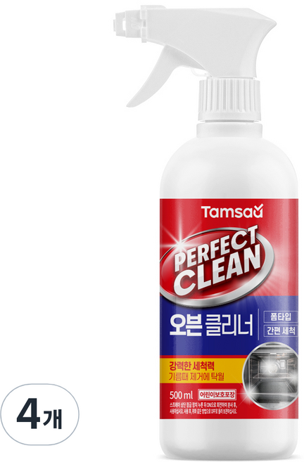탐사 오븐클리너, 500ml, 4개