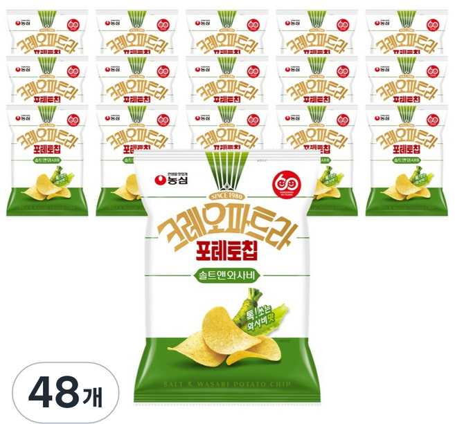 크레오파트라 솔트앤와사비, 48개, 50g