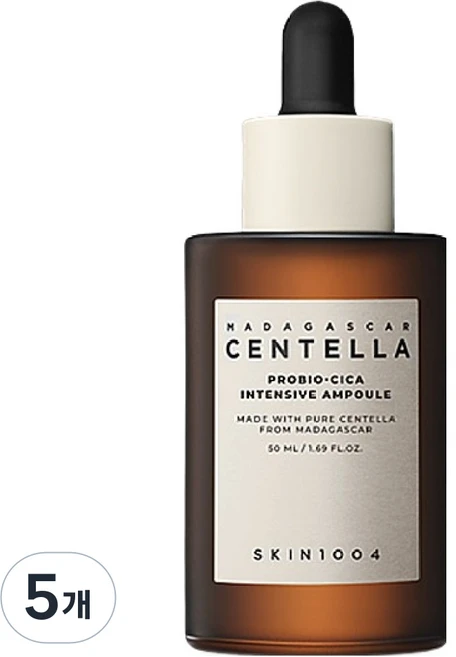 스킨1004 마다가스카르 센텔라 프로바이오시카 인텐시브 앰플, 50ml, 5개 - 쿠팡
